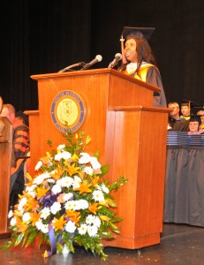 SFSC Commencement April Jones, Student Speaker