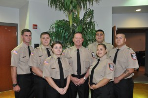 From left: Timothy Duxbury, James G. Ford, Crystal M. Burns, James S. Sottile, Maribel Gonzalez, Salvador Gonzalez, and Eduardo Garcia.