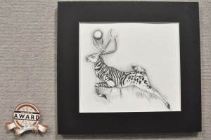 A pencil drawing “Kail” by Missy Simpson’s won Best in Show.