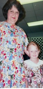 Marilyn Best and Shaina Todd during Todd’s kindergarten year.