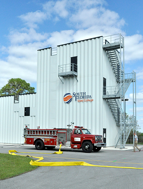 South Florida State College's Fire Sciences Burn Tower
