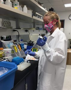 Rimoldi Ibanez in the lab