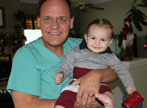 photo of Dr. Tony Mancini and his grandson, Domenico