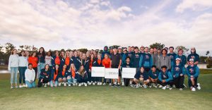 Big group shot at the golf course