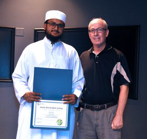 Syed Qadri with Dr. James Hawker