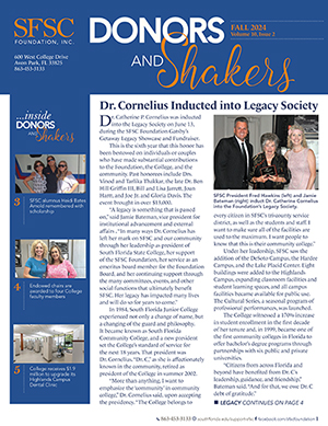 SFSC Foundation's 2024 Donors and Shakers Newsletter