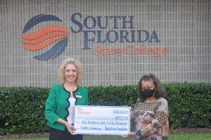 Check for $150,000 from the Jacarlene Foundation