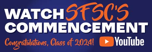 Watch SFSC's Commencement on YouTube.