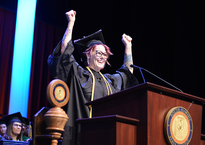 Melissa Garner, Commencement speaker