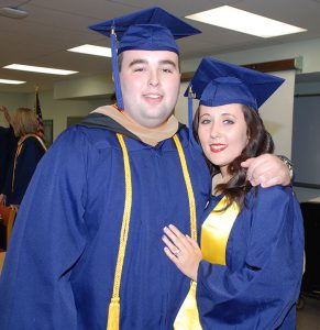 Andrew and Lauren, May 2014 Commencement