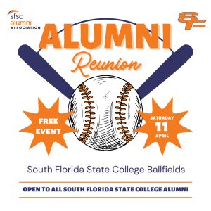 Spring Alumni Reunion on Saturday, April 11 at the ballfields on the Highlands Campus. Free event but must register. Open to all alumni.