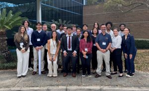 Group of students and faculty at the Florida Undergraduate Research Conference. 