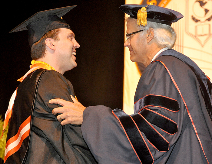 Evan at SFSC Commencement May 2014